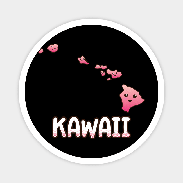 Kawaii Hawaii Magnet by NerdGamePlus